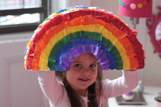 Maya’s Rainbow Piñata