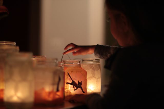 Glass Jar Lanterns