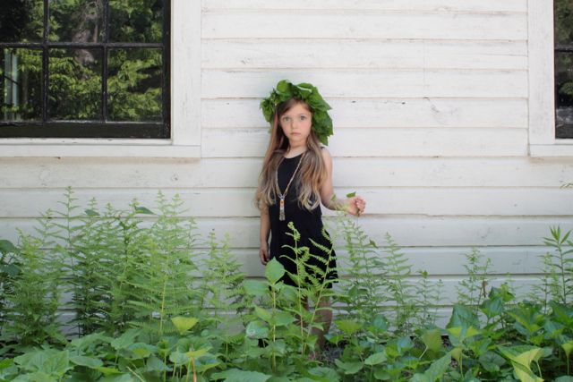 Violet Leaf Crown